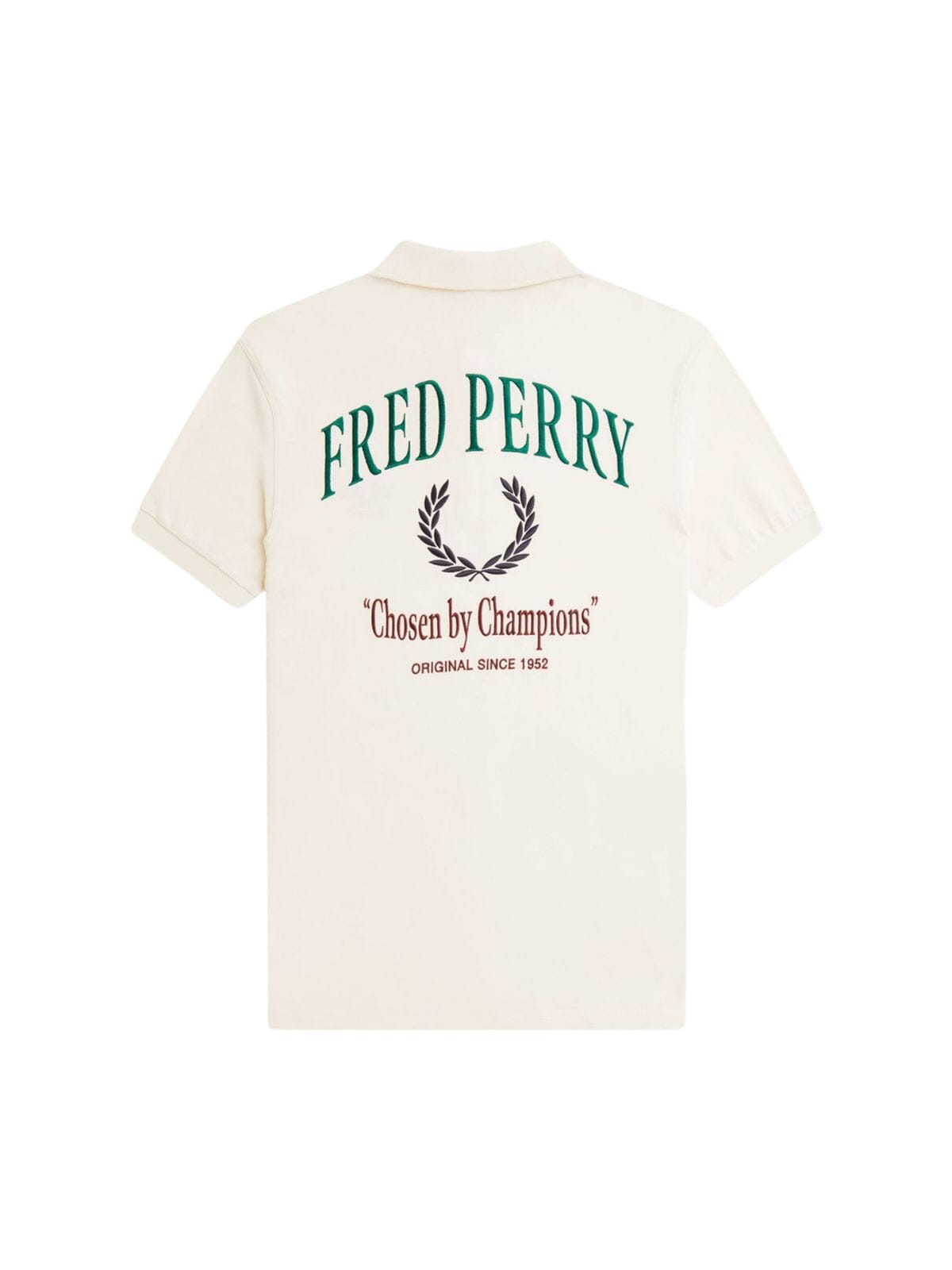 Polo FRED PERRY BORDADO ESPALDA CRUDO