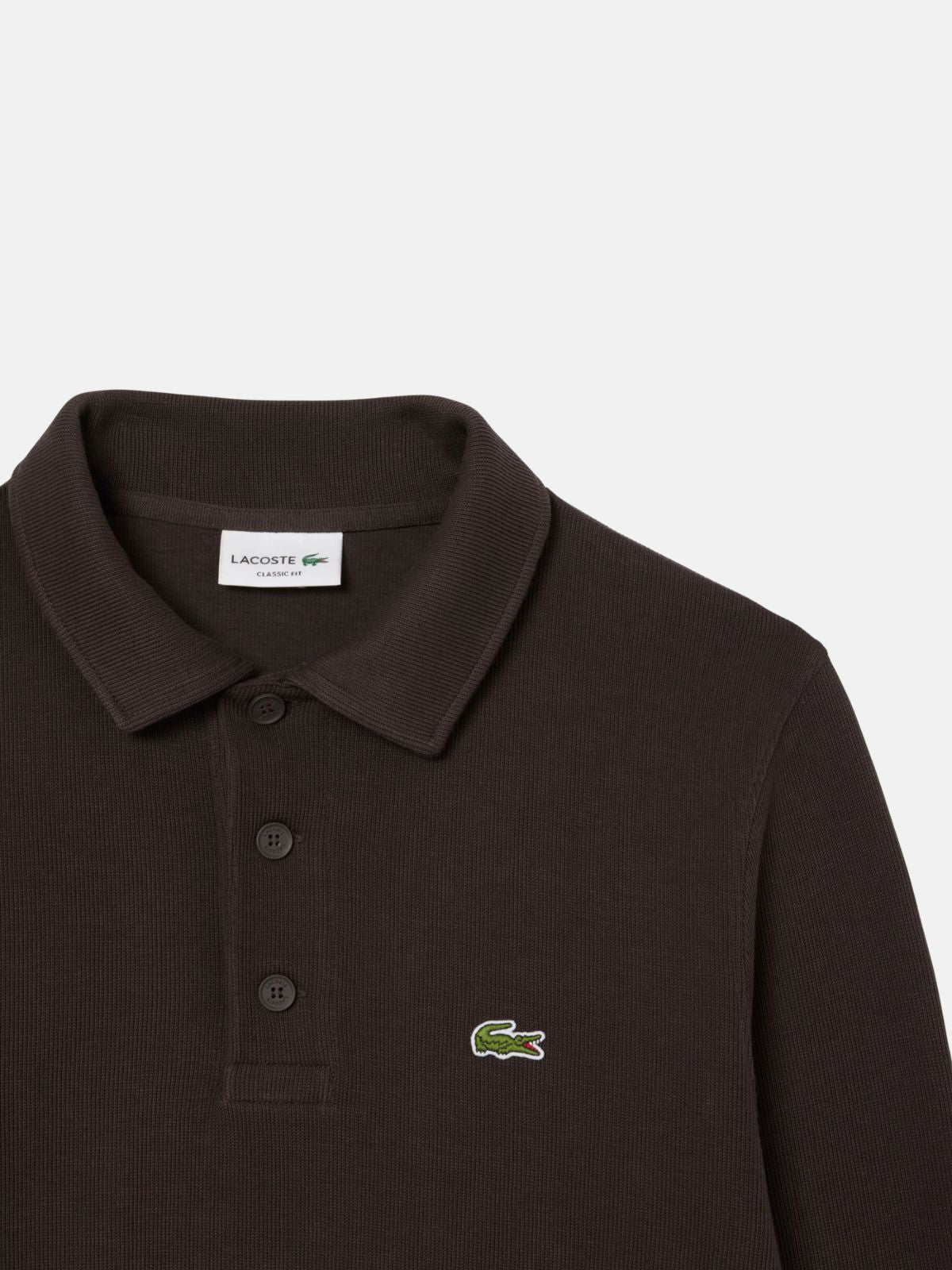 SUDADERA LACOSTE CANALÉ ALGODÓN MARRÓN Jersey Lacoste 