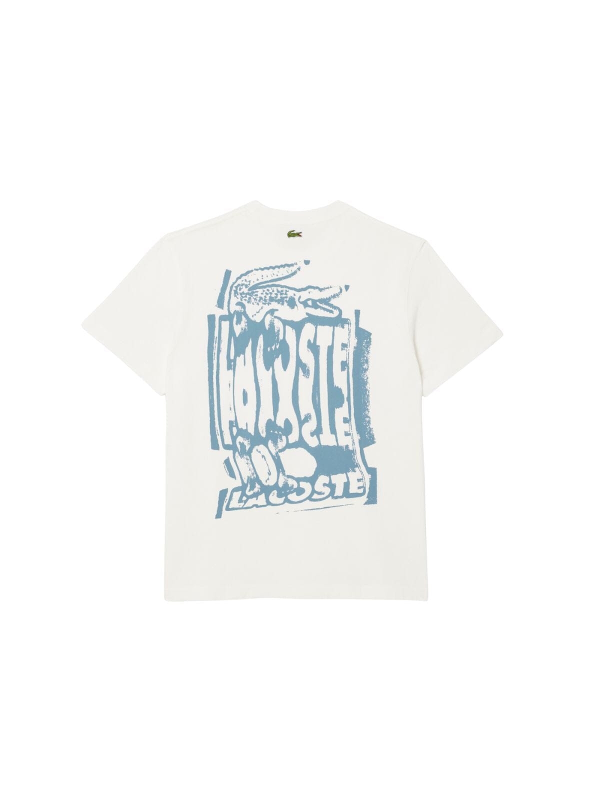 Camiseta LACOSTE ESTAMPADO ESPALDA BLANCA Camiseta Lacoste 